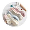 Детские носки унисекс с милым рисунком животных, мягкие носки для экипажа из органического хлопка для малышей